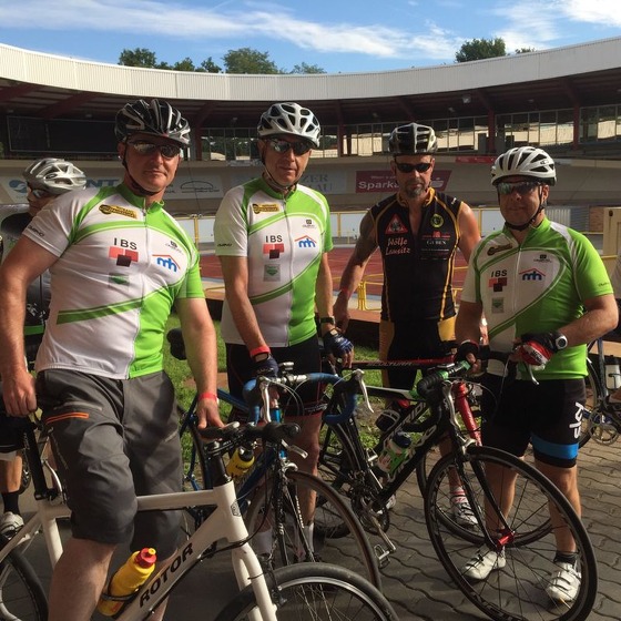Sven Schulte, Gerd Suschowk, Torsten Lerche, Andreas Beckmann (von li.)
