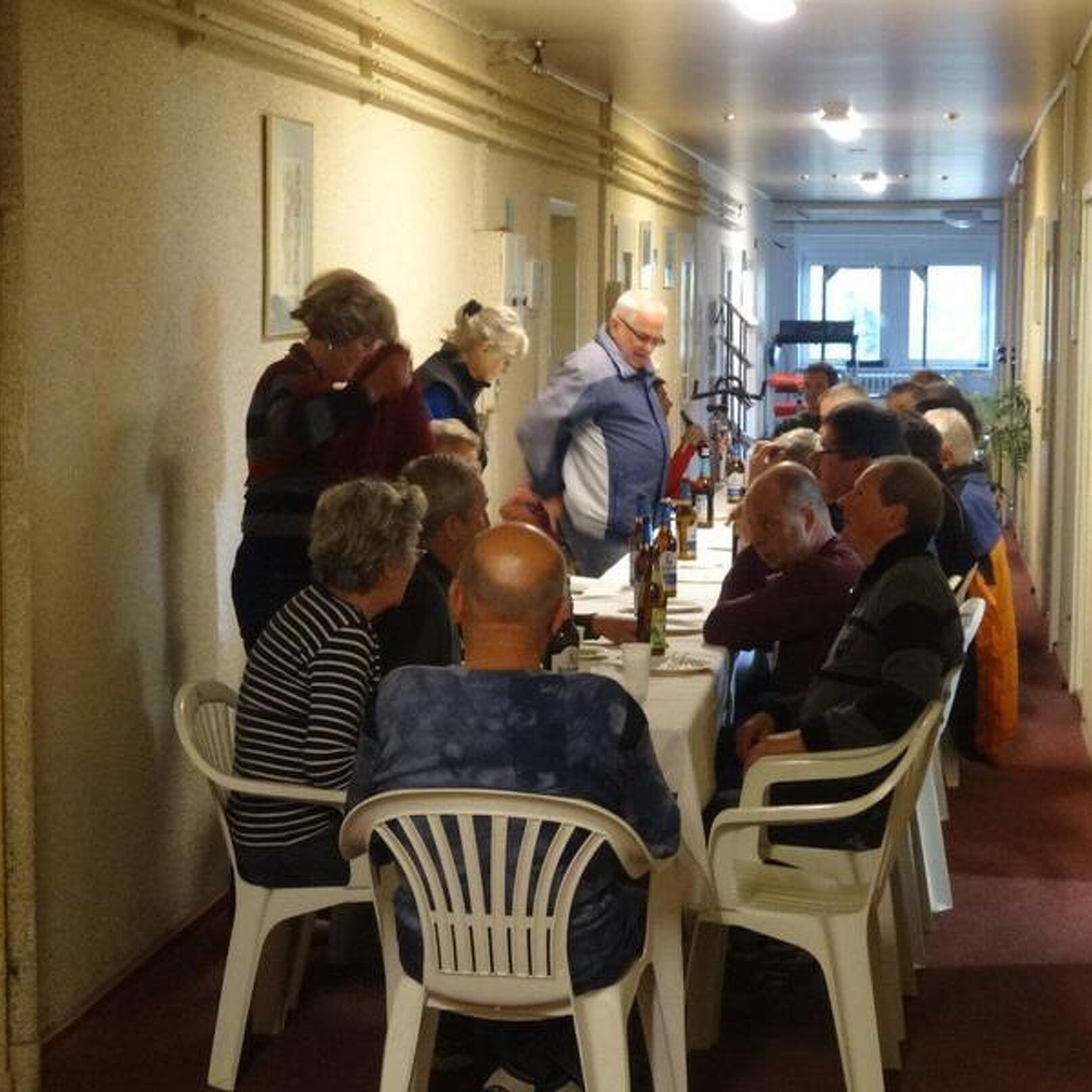 gemütlich im Vereinshaus