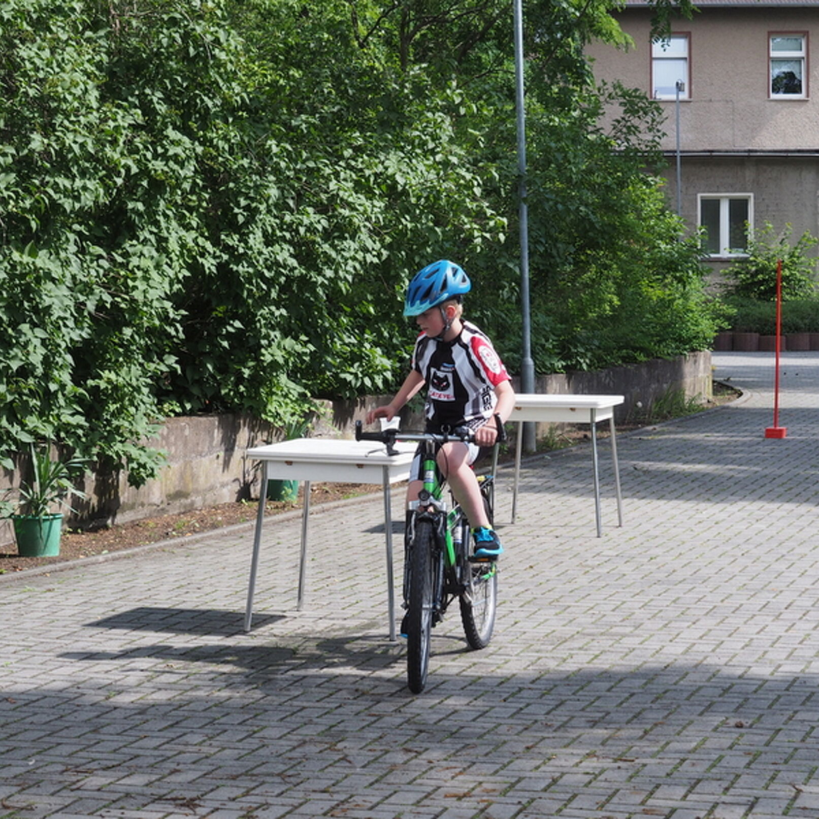 beim Fahrradparcours