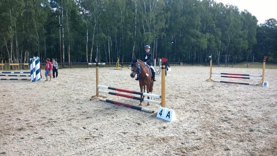 Tim Roeschke in Gallinchen - Springreiterwettbewerb