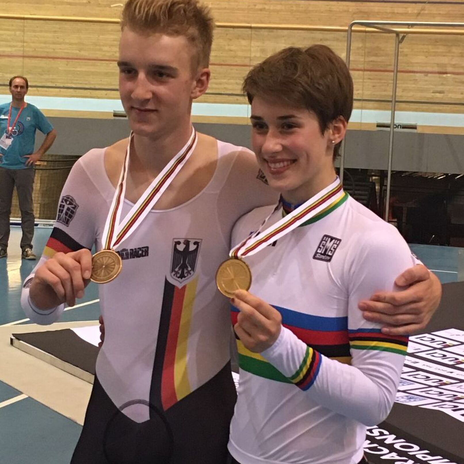 Bastian Flicke und Pauline Grabosch