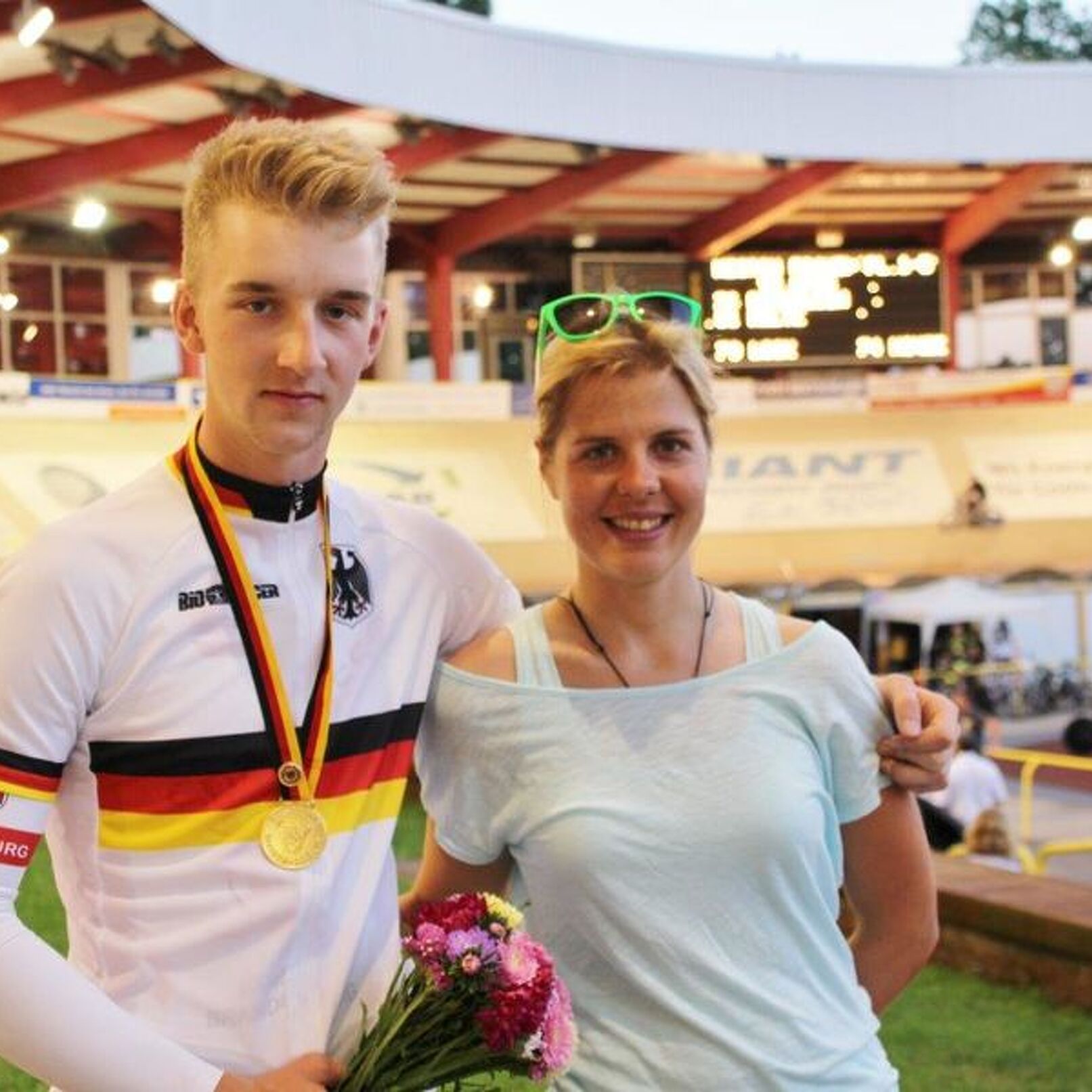 Bastian Flicke mit Romy Kasper, Foto: Manfred Heinrich