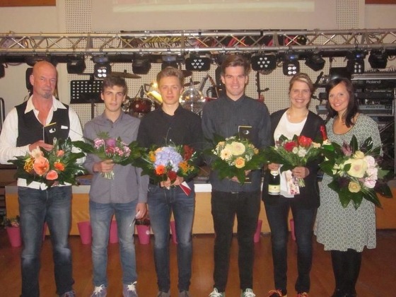 Torsten Lerche, Jonas Onnecken, Marcel Franz, Franz Schiewer, Romy Kasper, Nadja Heßlich, Foto: Ullrich Kohlstock