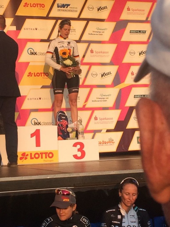 Thüringenrundfahrt - 2. Etappe Romy Kasper 3. Platz