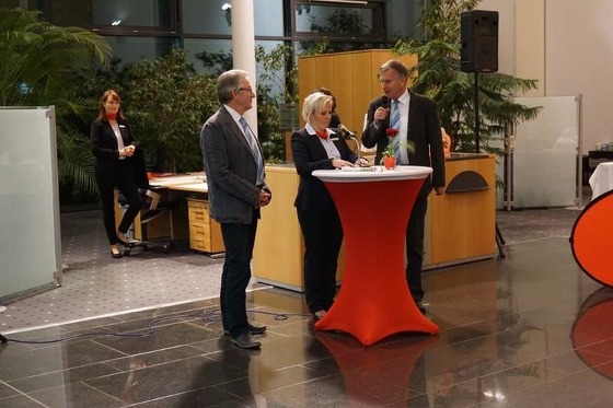 Klaus Friedrich mit Gerd Suschowk