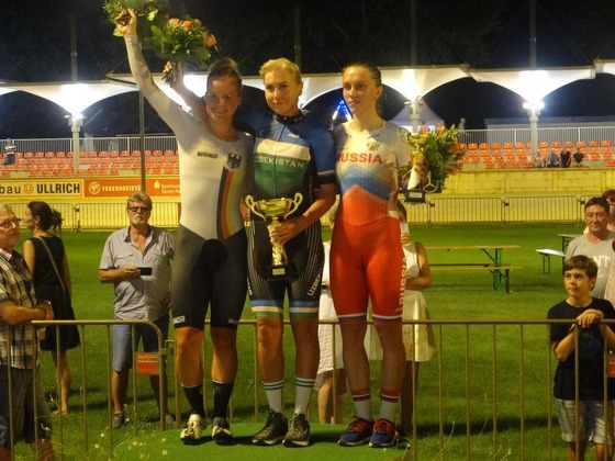 Omnium der Frauen Elite gewann Olga Zabelinskaya (Uzbekistan), vor Gudrun Stock, (Deutschland) und Tamara Dronova (Russland).