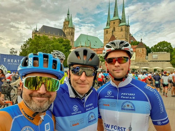 Michael Hoffmann und Carsten Menzel waren in Erfurt dabei