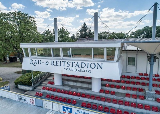Rad- und Reitstadion von oben, Foto: Frank Junge