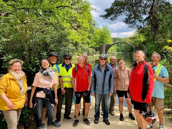 1. Radwandertour - Ziel: Kromlauer Park, Foto: Steffen Jahrow