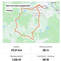 Training am 8. April 2024