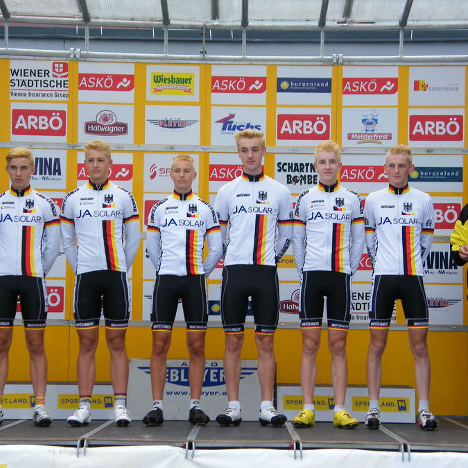 Die deutsche Mannschaft - Bastian Flicke - 2. von rechts