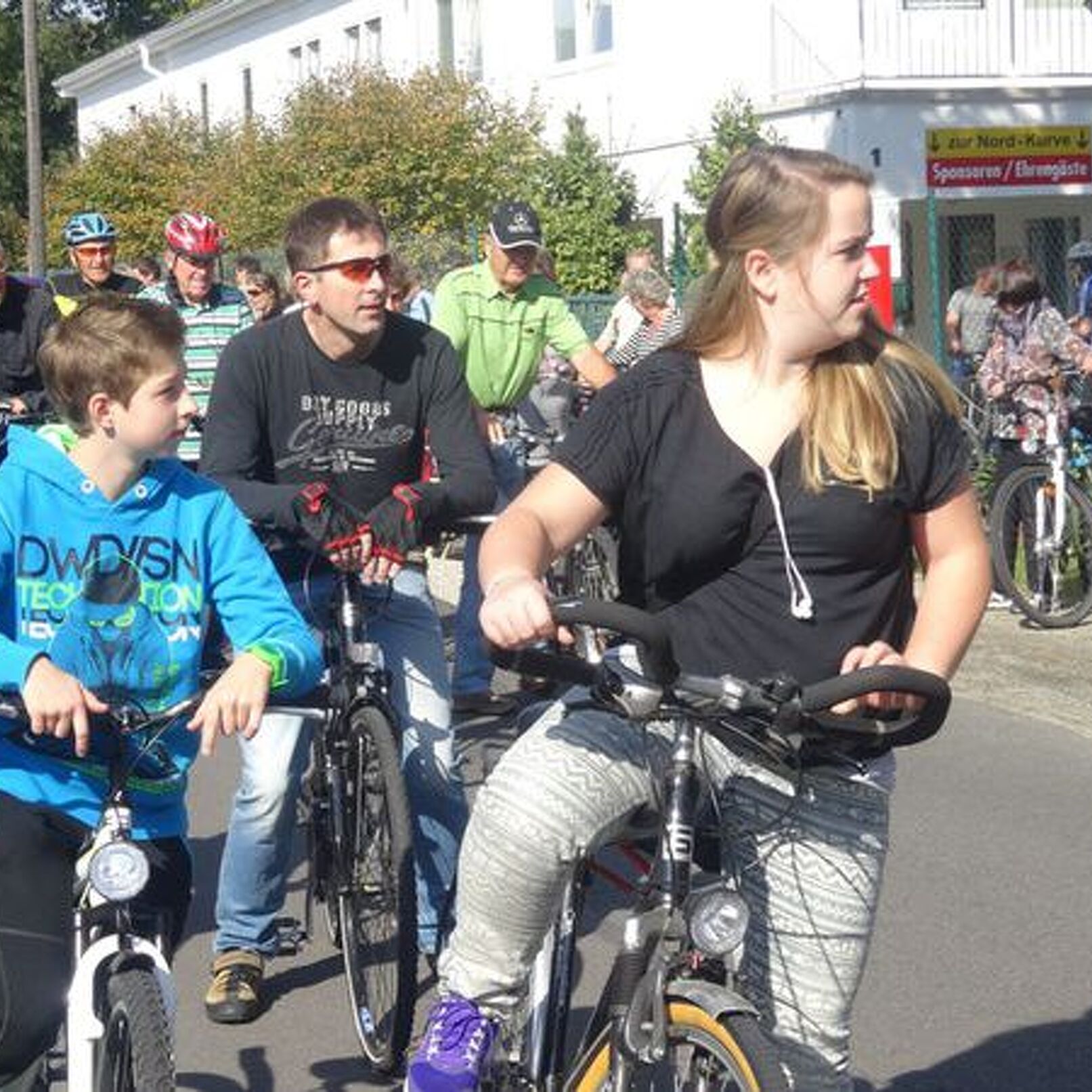 Am Start ganz vorn dabei