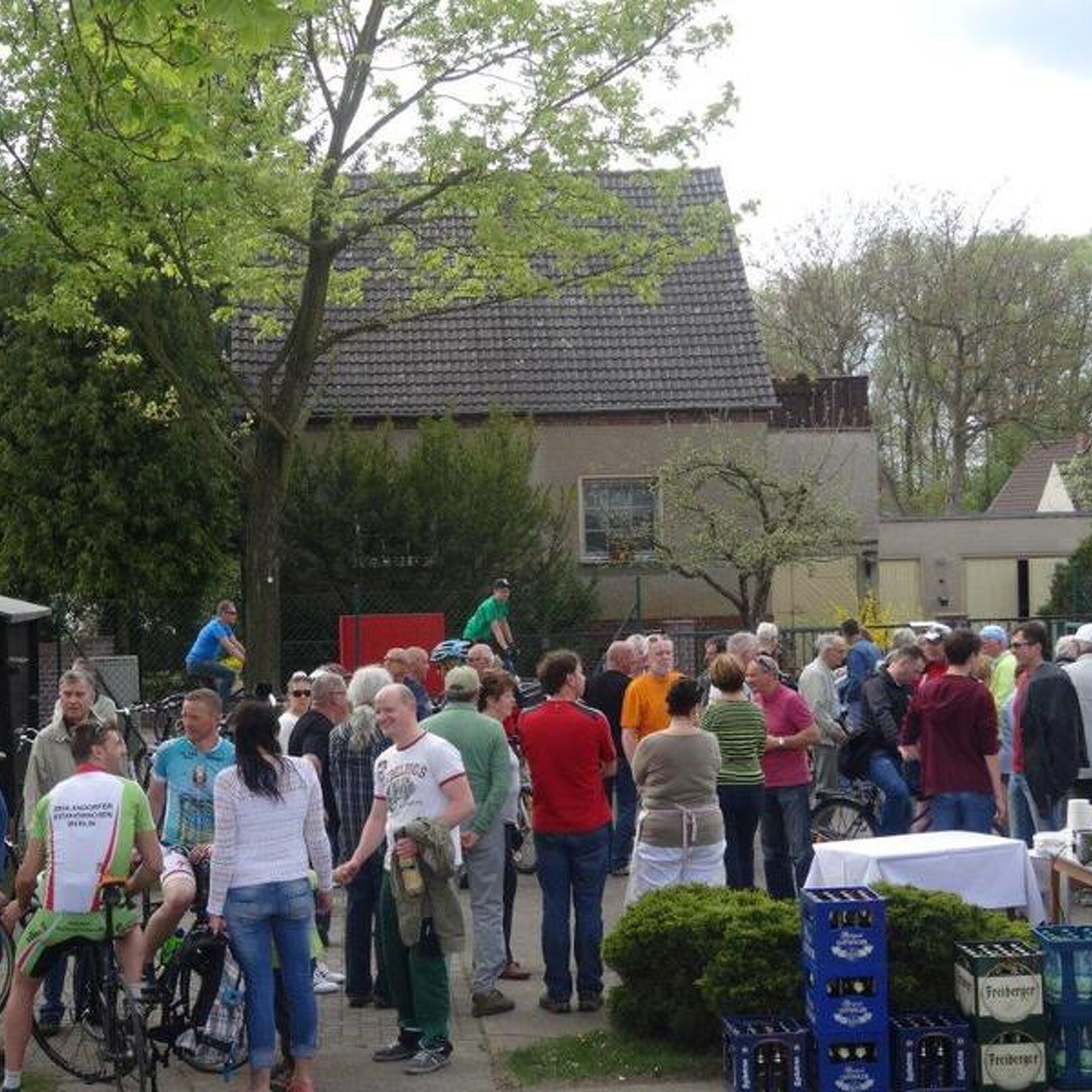 warten auf den Start