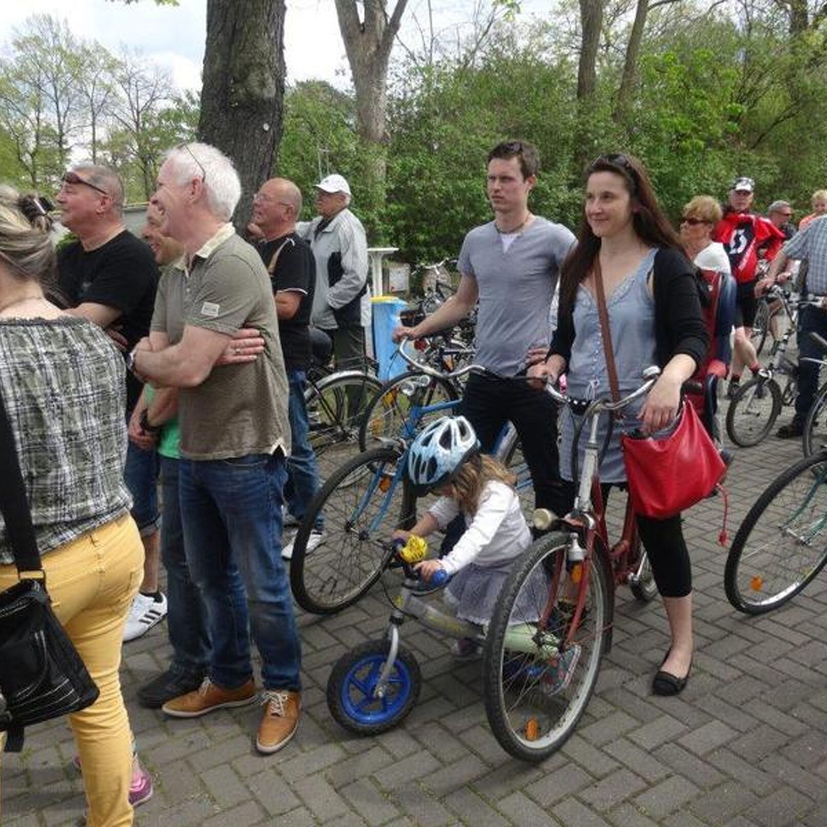 warten auf den Start