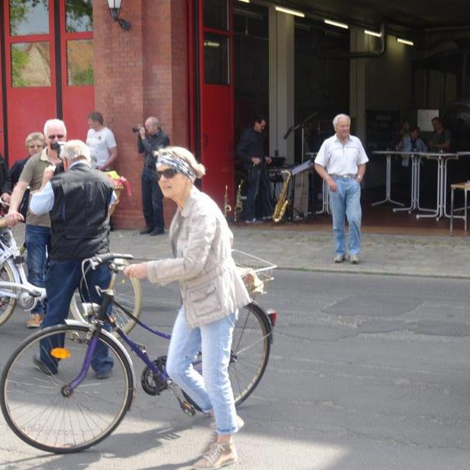 Ankunft in der Feuerwehr