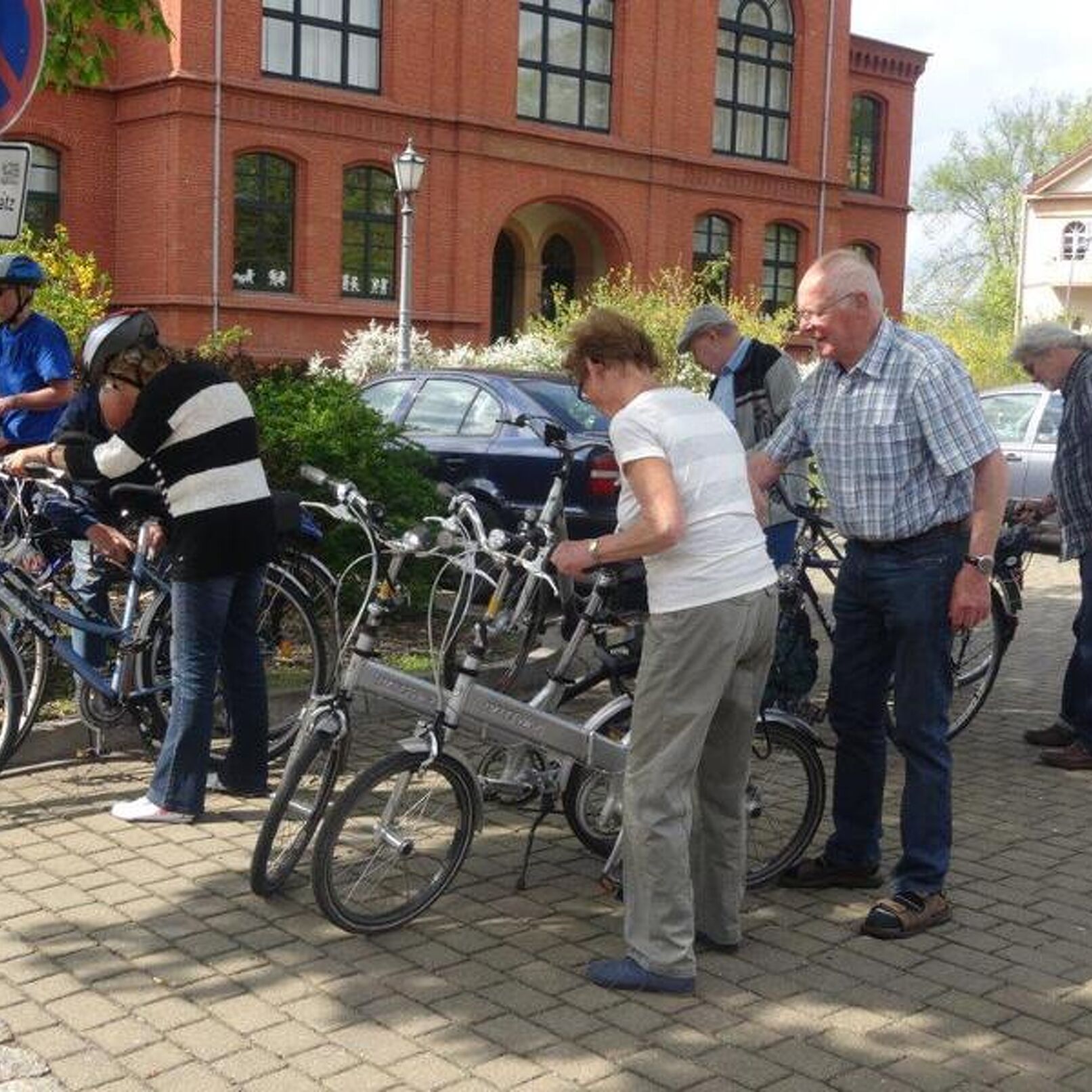 Ankunft in der Feuerwehr