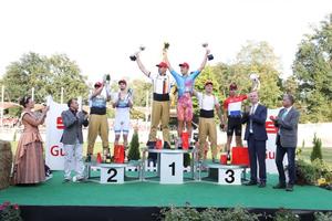 Großer Herbstpreis der Steher: 1. Platz: Stefan Schäfer mit André Dippel, 2. Platz: Franz Schiewer mit Gerd Gessler, 3. Platz: Reinier Honig mit Jos Pronk, Foto: ACP Pantel (Bild: 2/2)