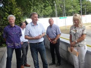 Pressetermin zur Reko Rad- und Reitstadion mit Günther Schulz, Jens Handreck, Gerd Suschowk, Dietmar Vogt und Heike Korittke (Bild: 4/5)