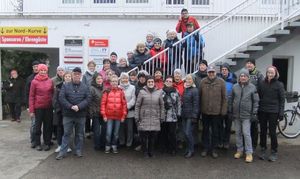 35 Wanderer vor dem Vereinshaus, Foto: Günther Schulze