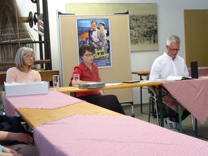 Pressekonferenz im Textilmuseum mit Karin Menzel, Elena Boßmeyer und Frank Henschel, Foto: Peter Schulz (Bild: 4/6)