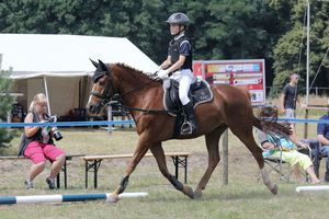 Tim Roeschke beim Reiterwettbewerb