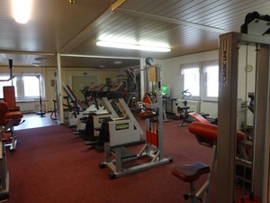 Blick in Fitnessraum im Vereinshaus